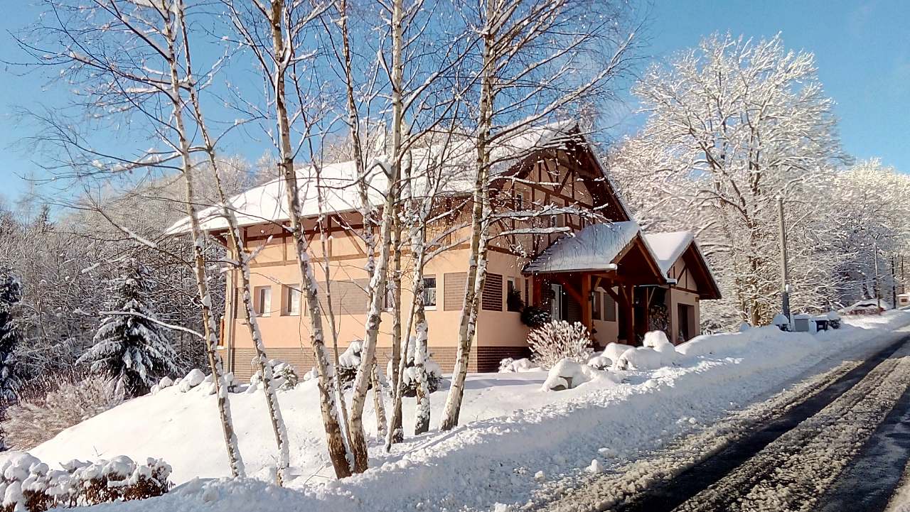 Summer Winter House | chata v zimě